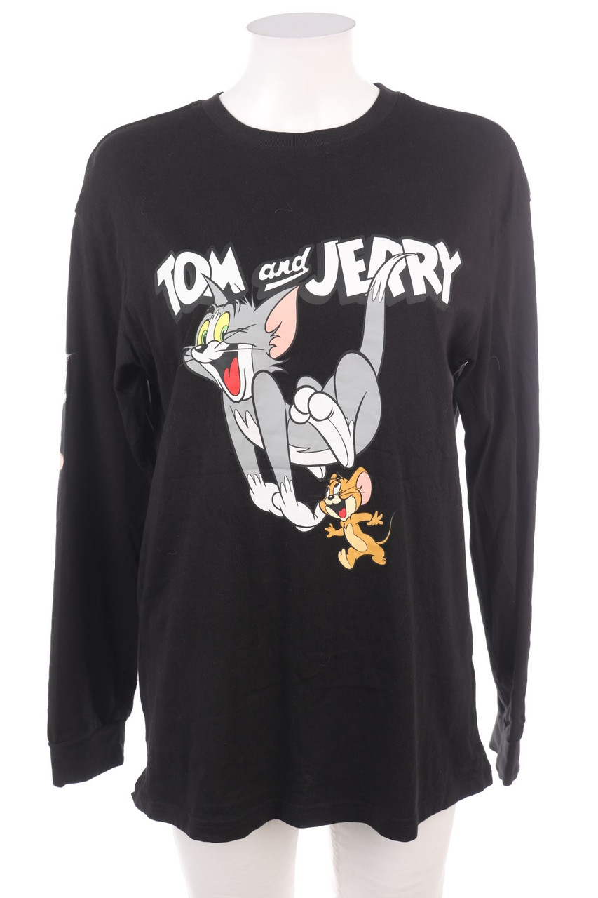 H&M - Longsleeve-Shirt mit Print - S