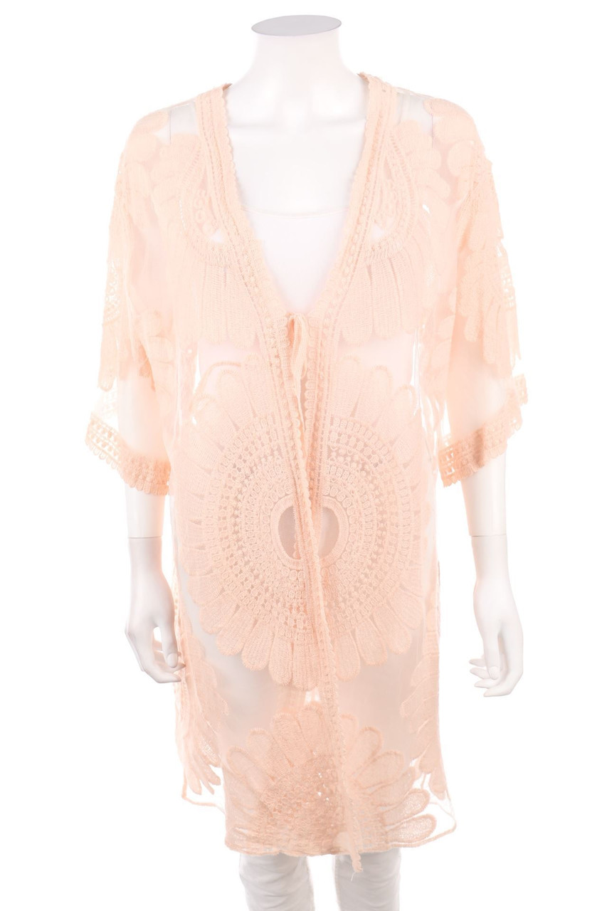 No Label - Cardigan, Lace - D 40