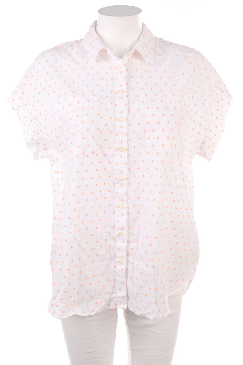 No Label - Shirt Blouse with Small Dots - D 44