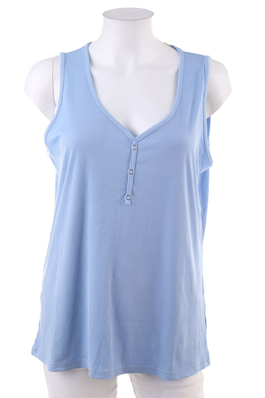 No Label - Top with Buttons - XL