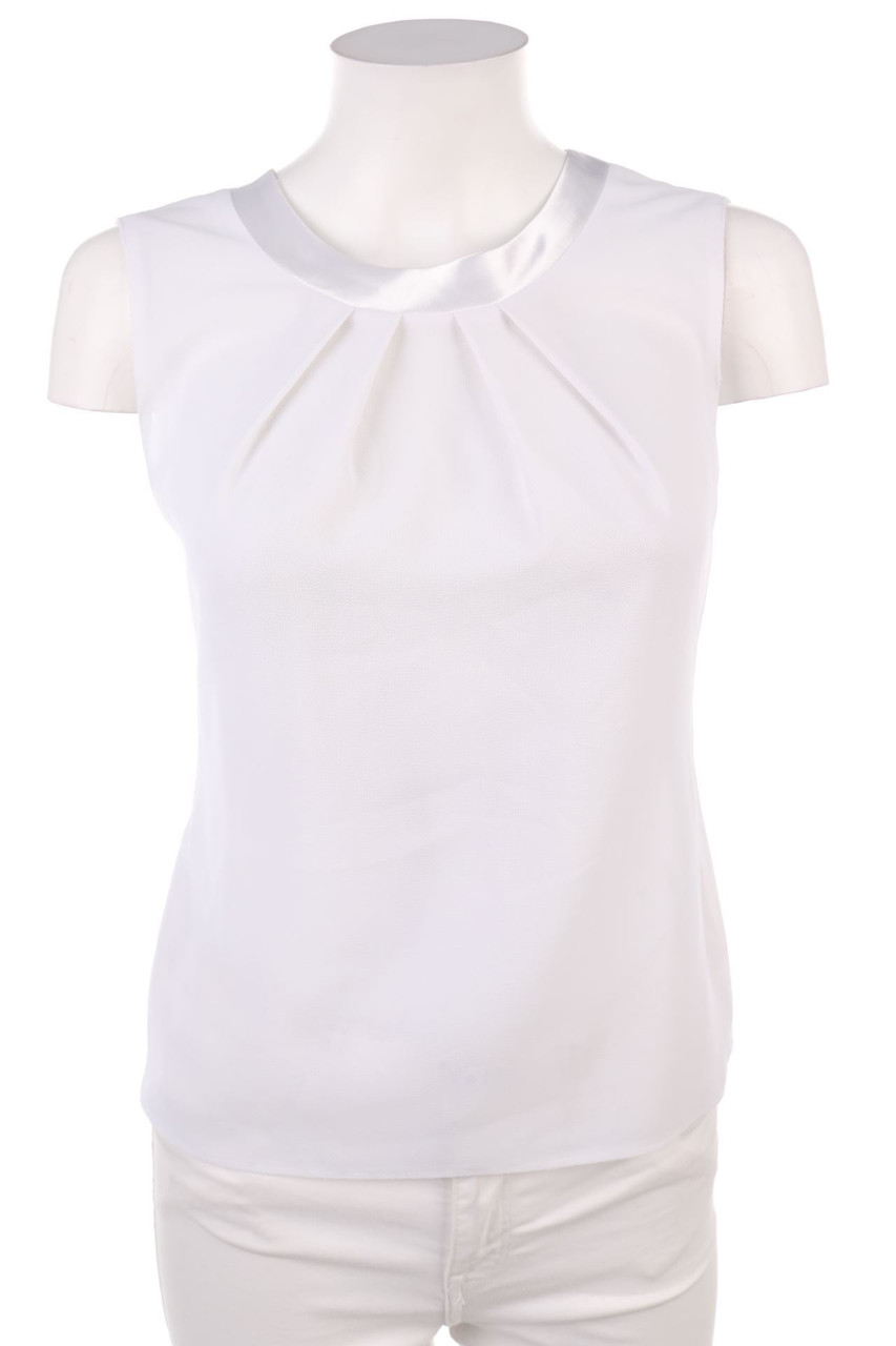 No Label - Blouse Top, Pleated - D 32