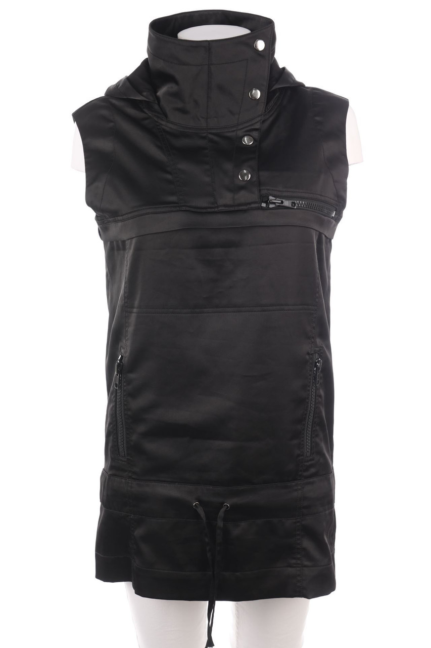 TOPSHOP Moto - Gilet with Drawstring - D 34