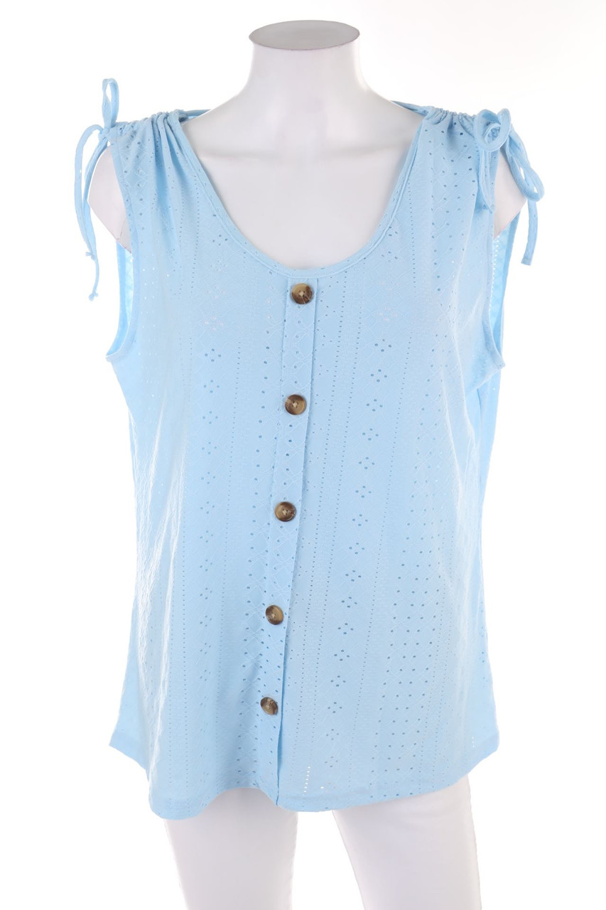 No Label - Top, Eyelet Lace  - XL