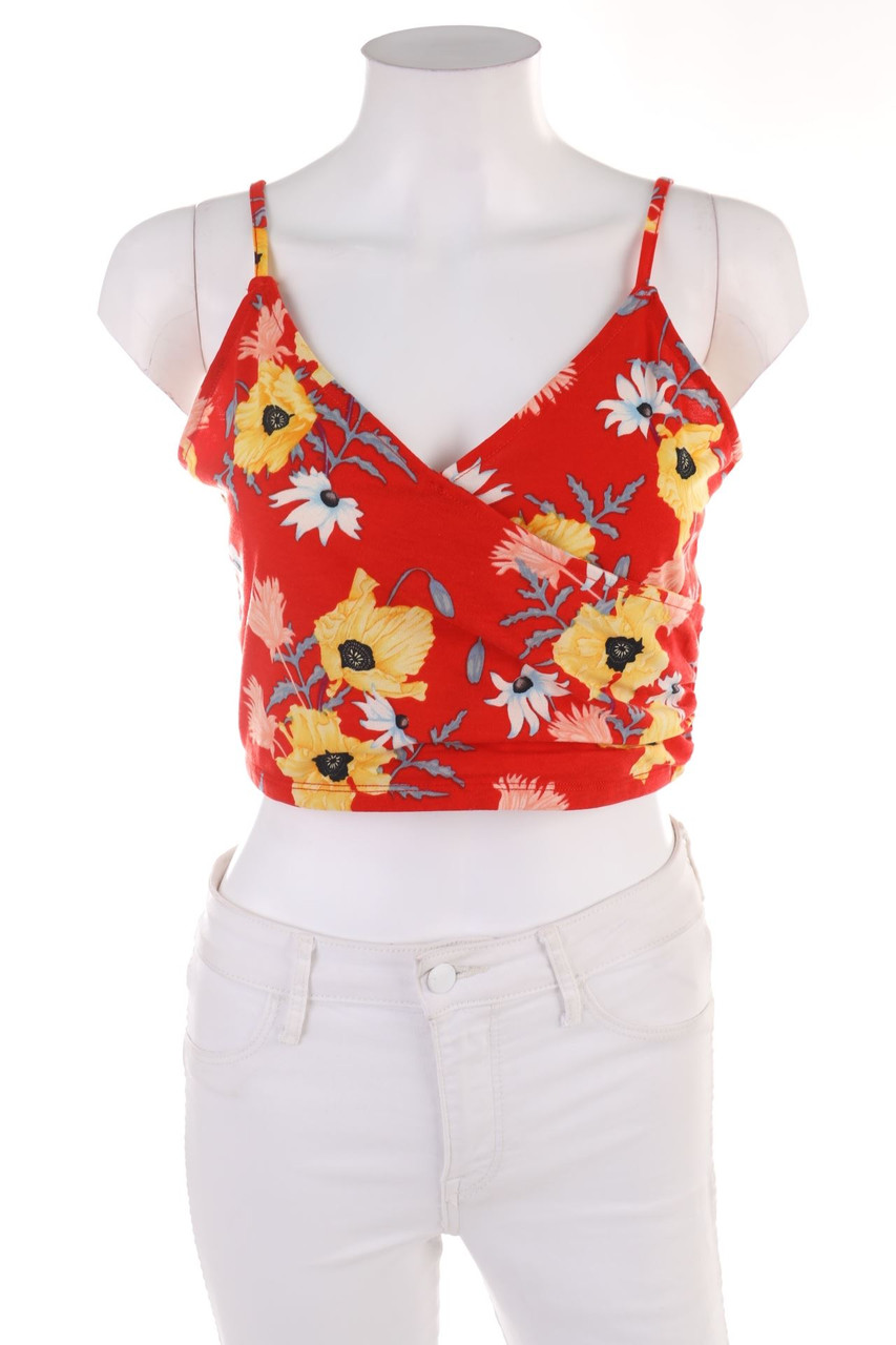 H&M - Top mit Blumen-Print - M