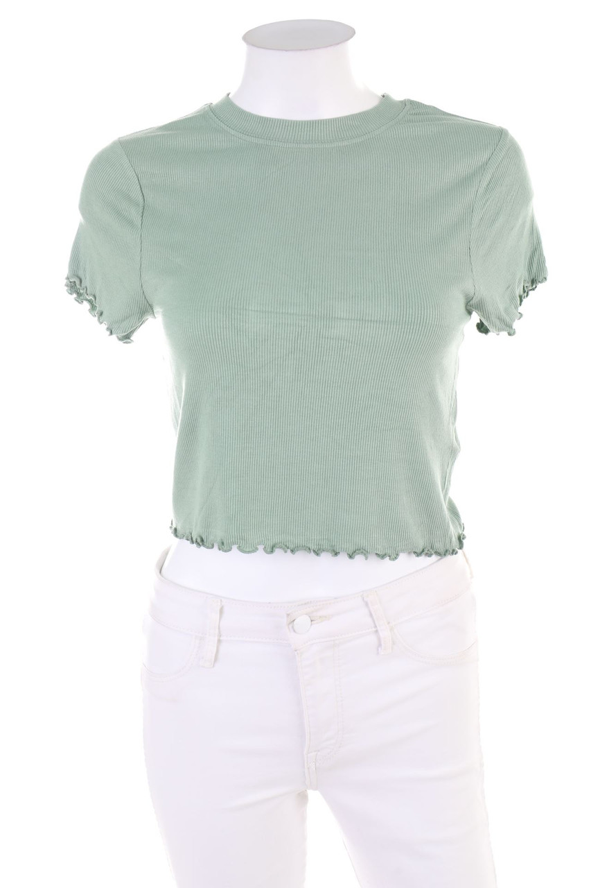 PRIMARK - Cropped-Shortsleeve-Shirt - XXS