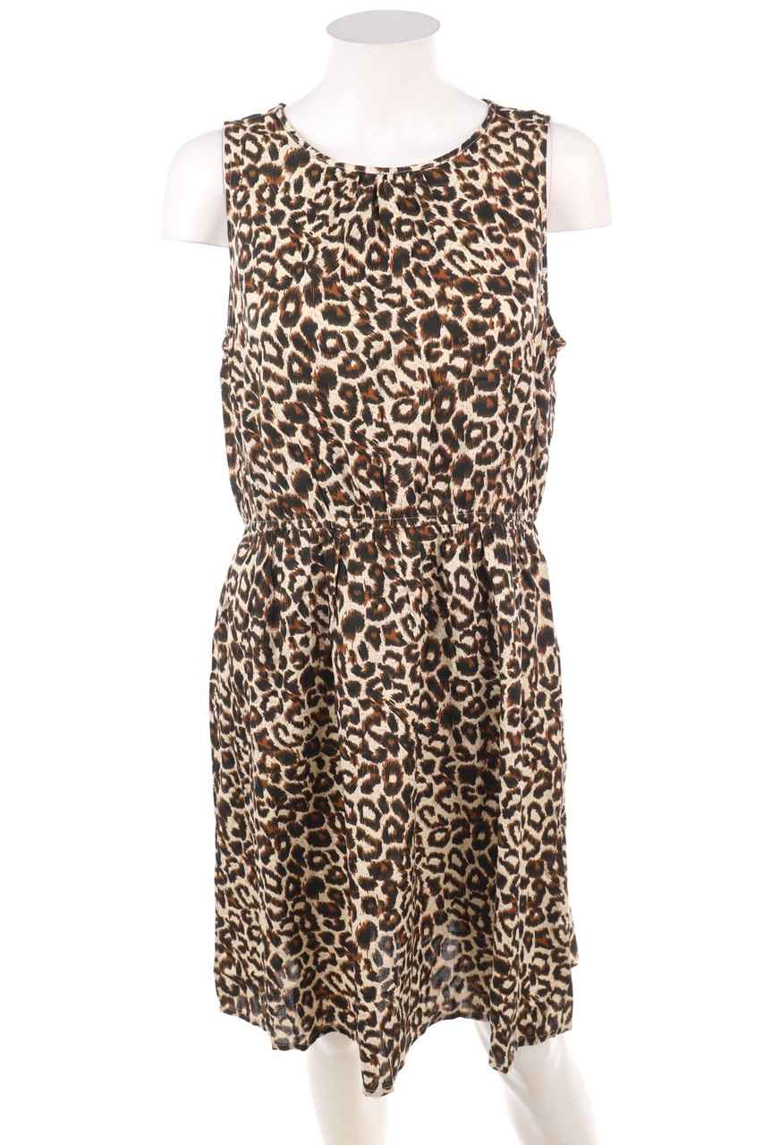 SECONDHAND - Dress with Animal Print - XL