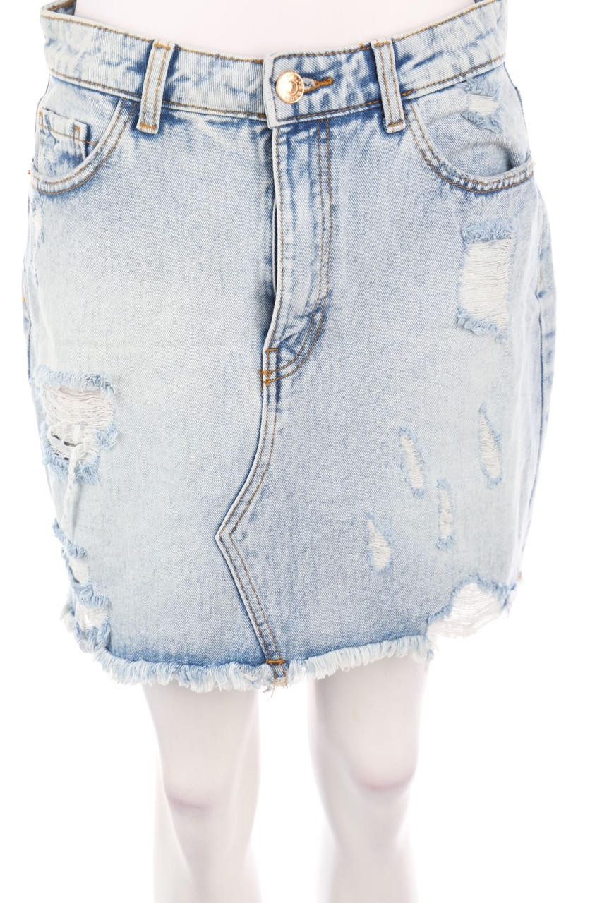 FB SISTER - Denim Mini Skirt - L