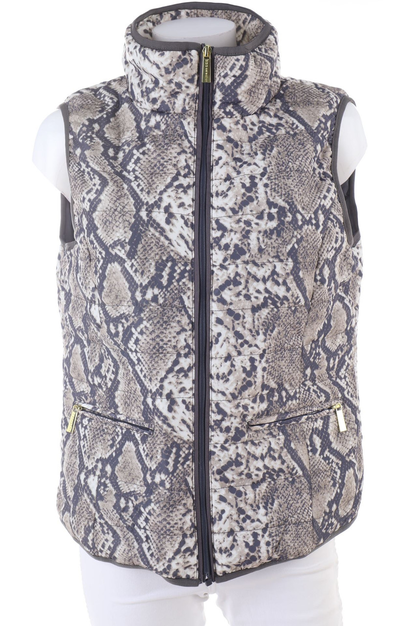 bonprix collection - wattierte Weste mit Animal-Print - M