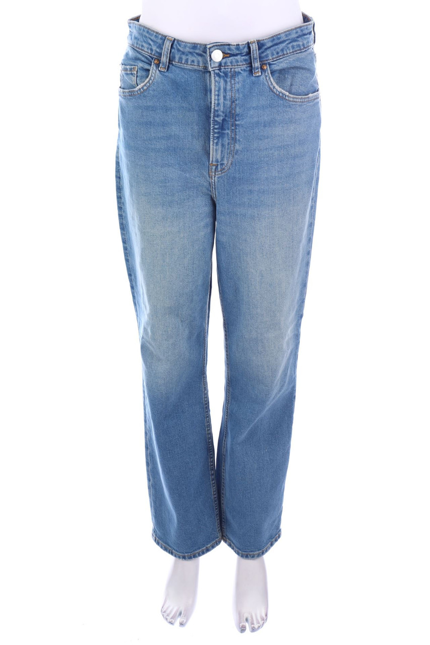 H&M - Used Look Straight Cut Jeans - XL