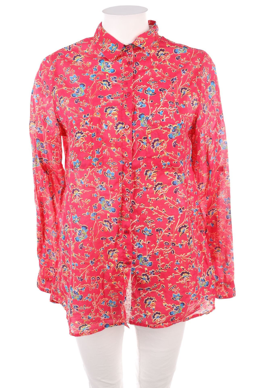 promod - Hemd-Bluse mit Blumen-Print - L