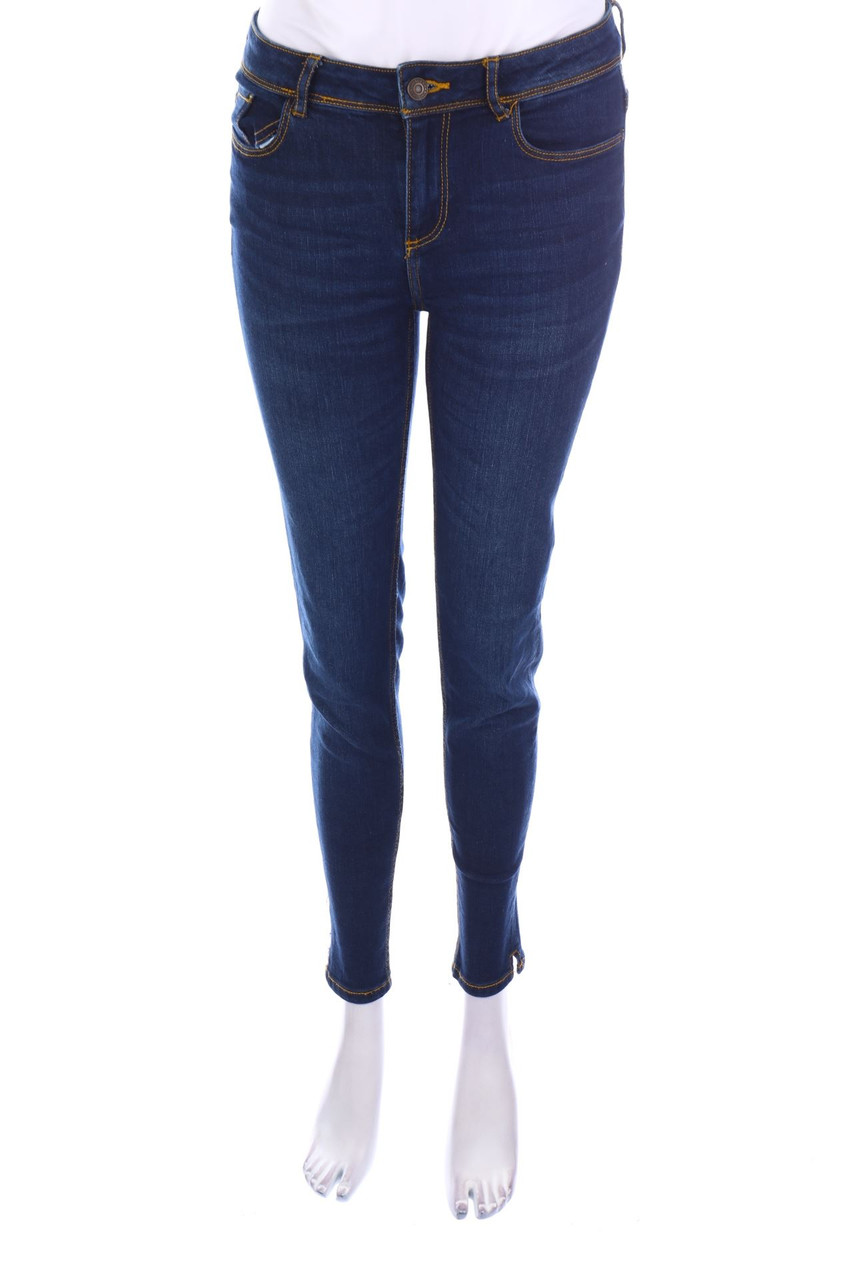 ZARA - Dark Denim Skinny-Jeans - M