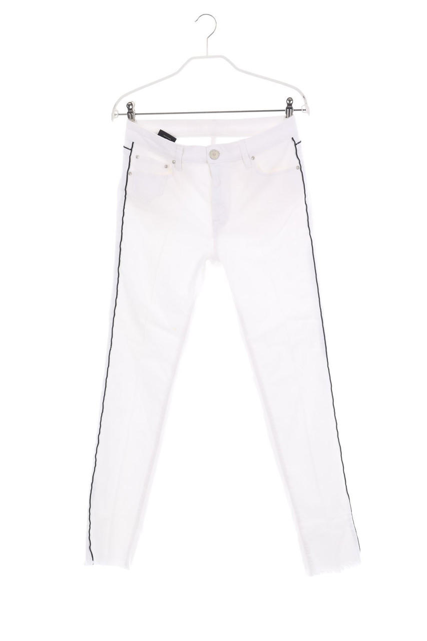 DON´T CRY - Distressed Skinny-Jeans mit Galonstreifen - W28