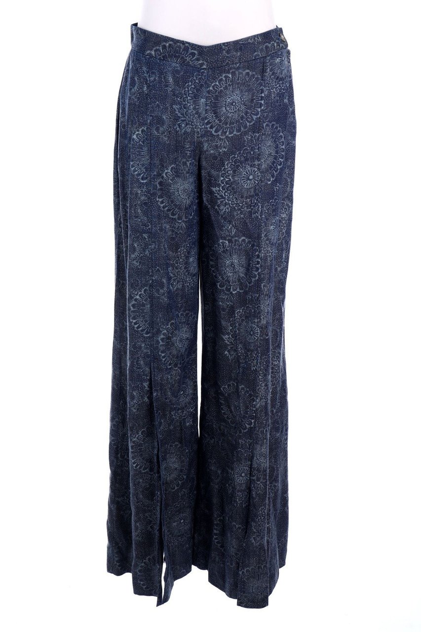 LATINO - Palazzo Pants with floral print - W28