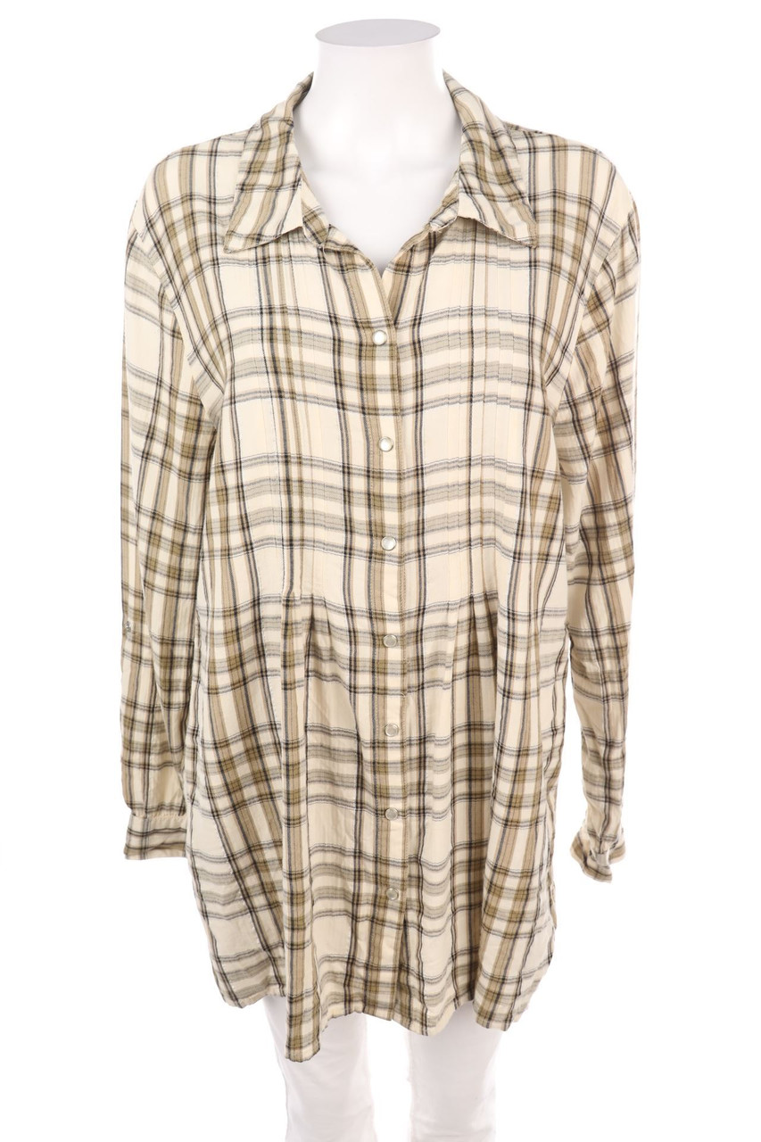 STYLE&CO. COLLECTION - Blusenkleid mit Tartan-Muster - D 46