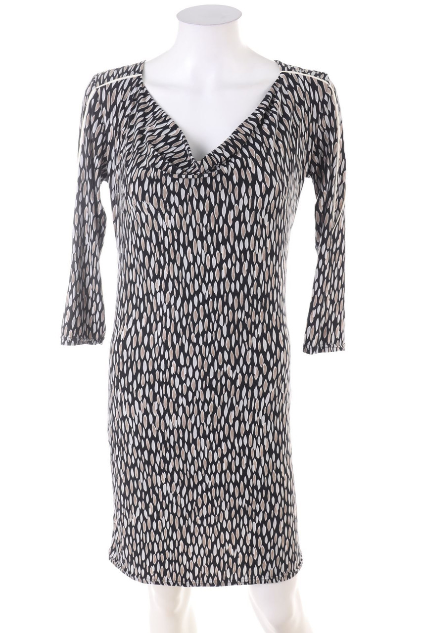 FAS FILLE A SUIVRE - Print-Dress with Cowl Neck - D 34