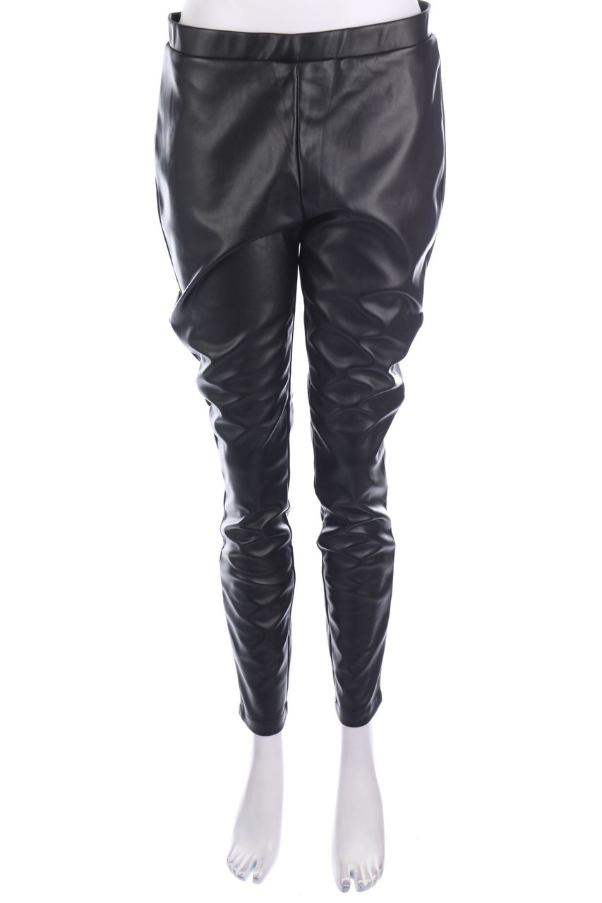 Street One - Kunstleder-Leggings - L
