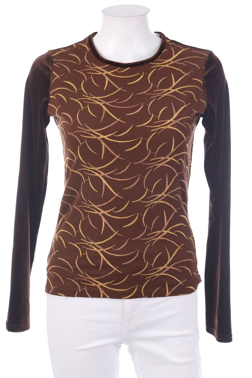 Axara Paris - Longsleeve-Shirt mit Stickereien - XS