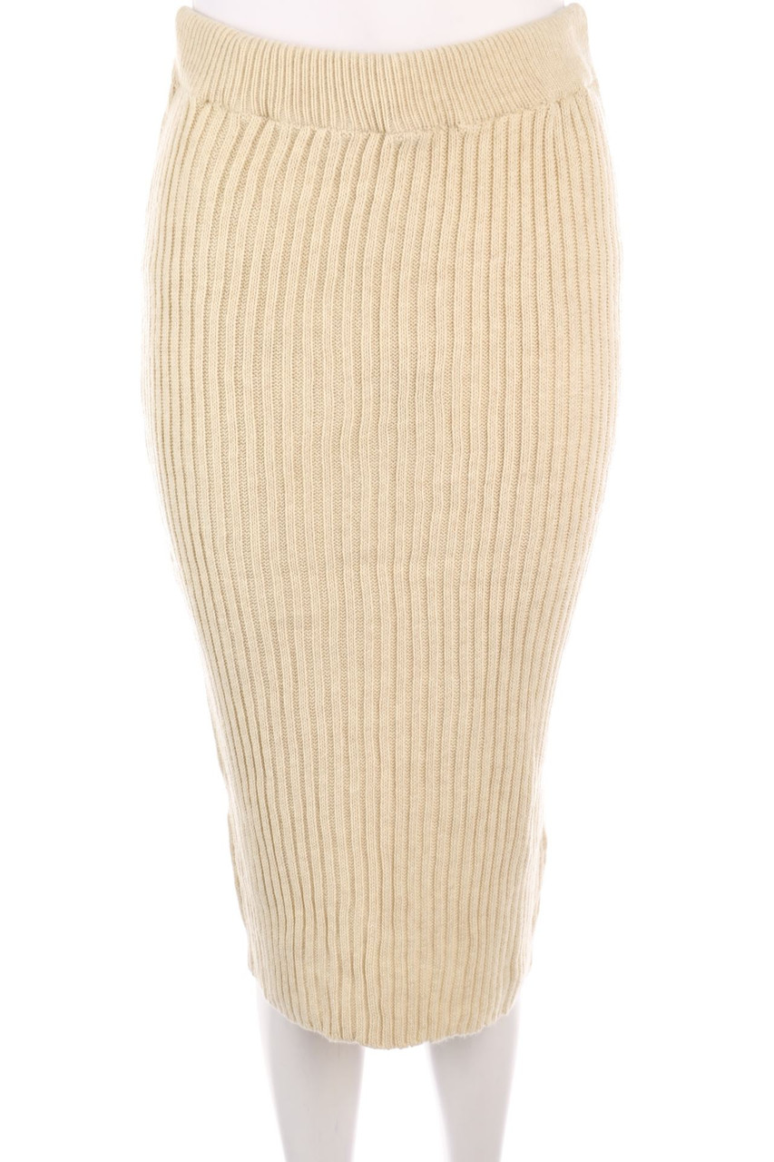 SECONDHAND - Knitted Midi Skirt - L