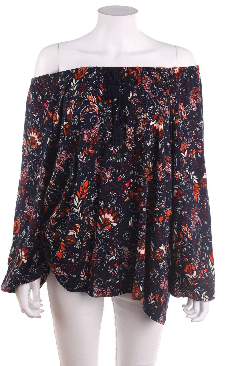 C&A - Off-the-shoulder blouse with Print - D 48