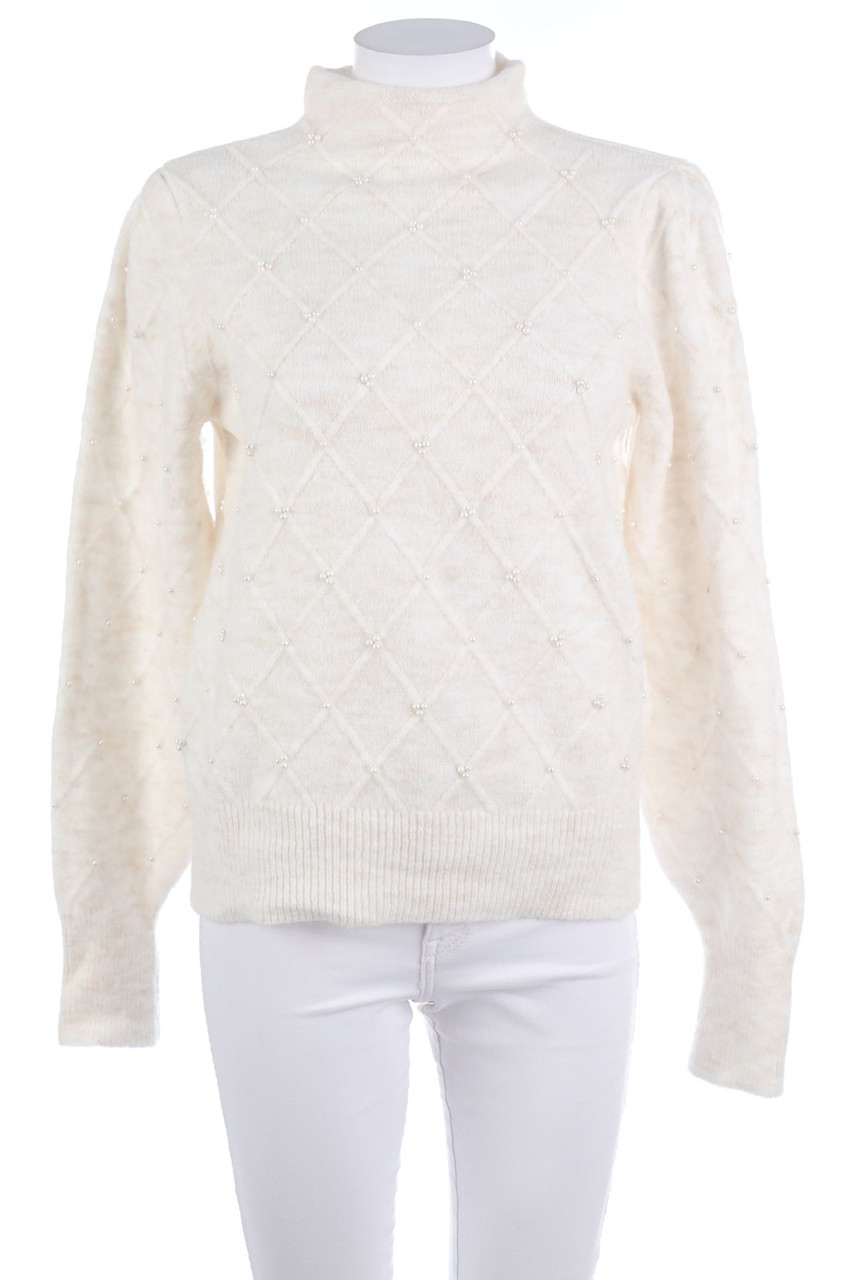RESERVED - Pullover with Pearls - S