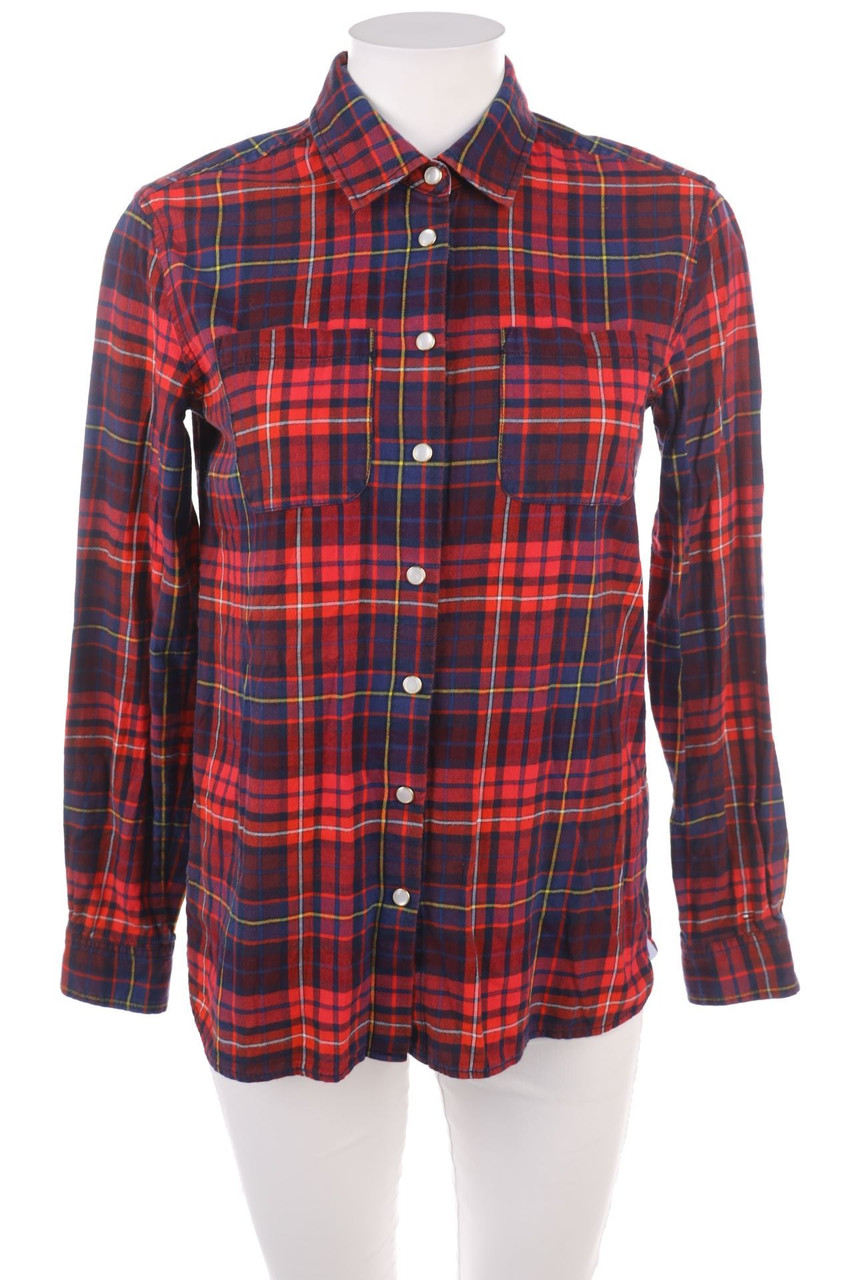 TOMMY HILFIGER - Hemd-Bluse mit Karo-Muster - D 34