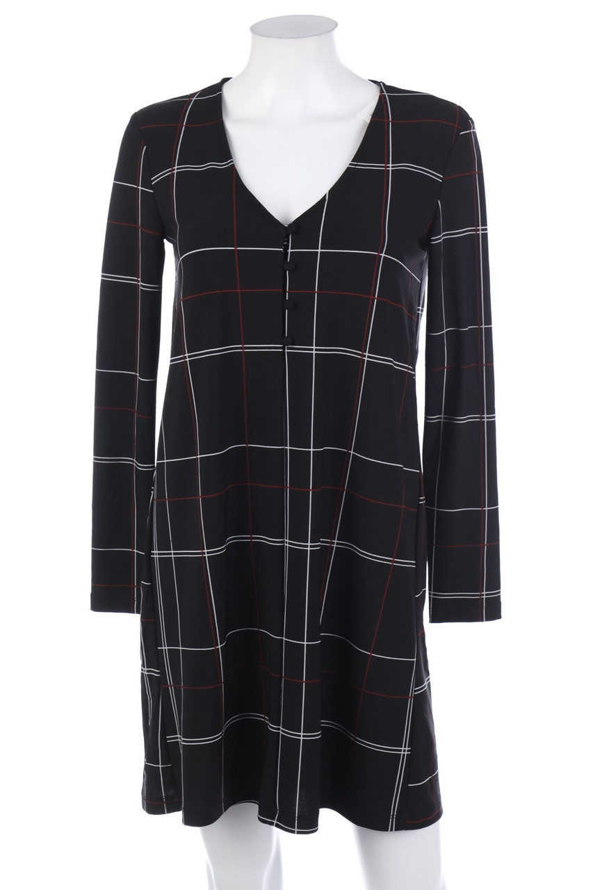 No Label - dress with Tartan Pattern - D 42