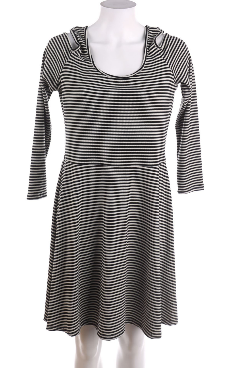 OVS - Cold-Shoulder-Kleid mit Streifen - D 44