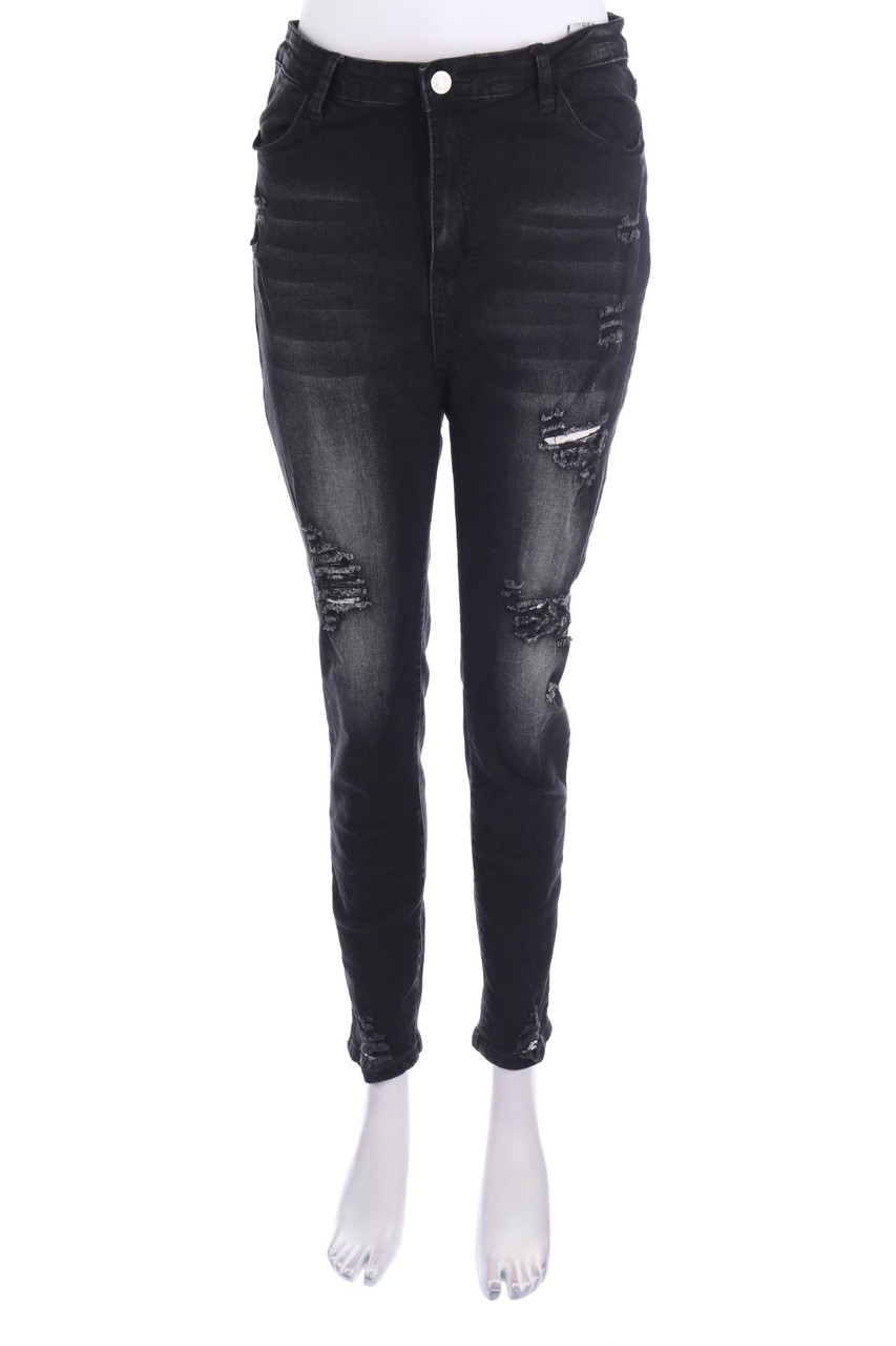SHEIN - Destroyed Skinny-Jeans - XL