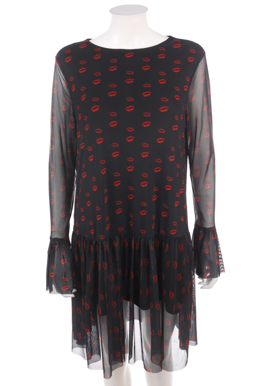 NA-KD - Dress with Mesh Insert - M