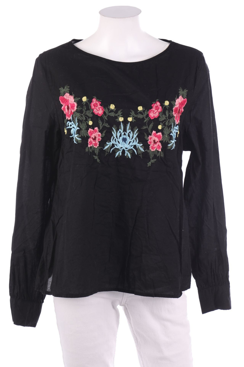 H&M - Bluse mit Stickereien - D 44
