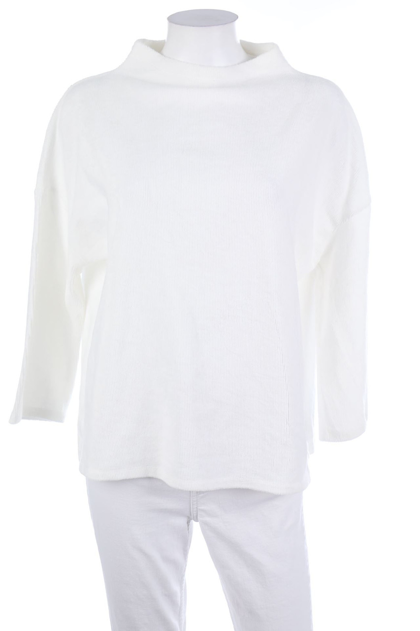 OPUS - Cropped-Sleeve Pullover - M