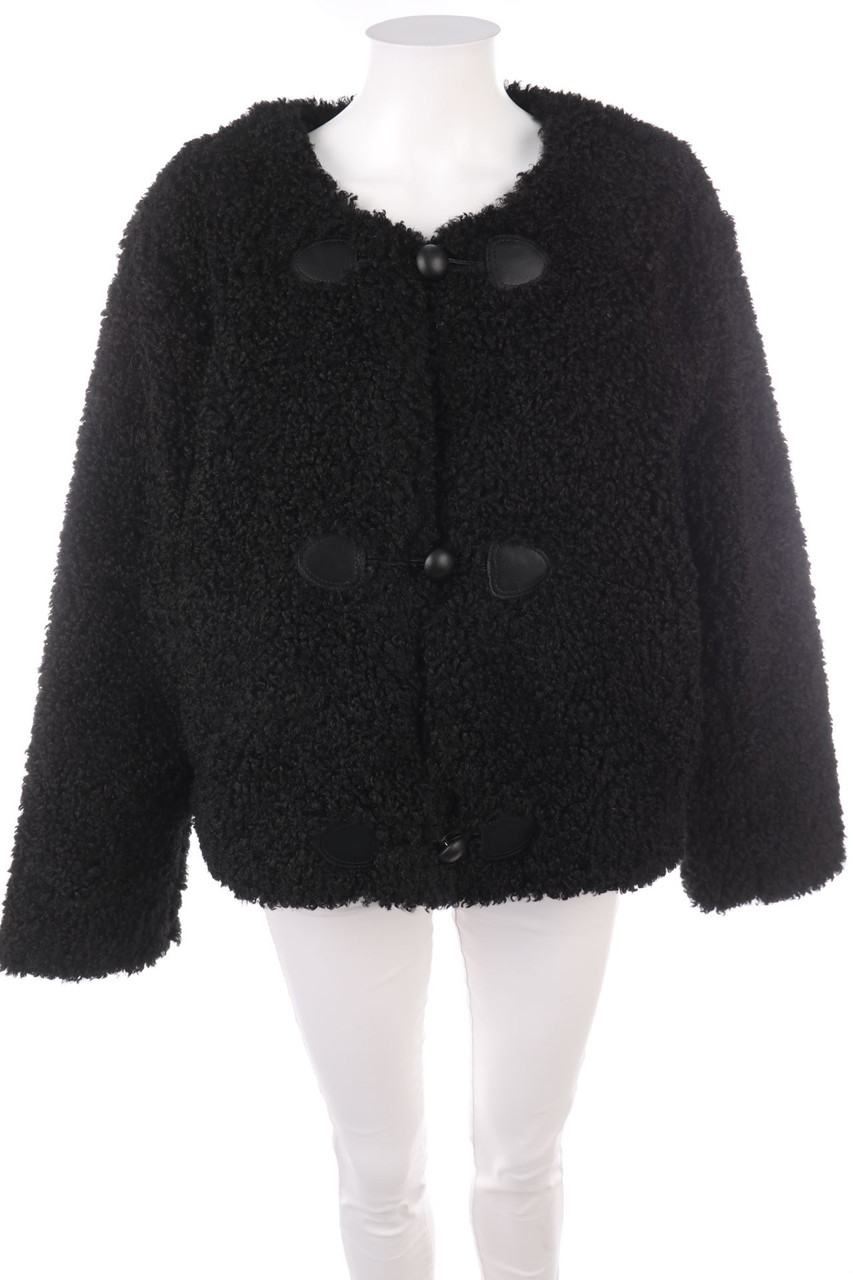 H&M - Fake Fur-Jacke - 2XL