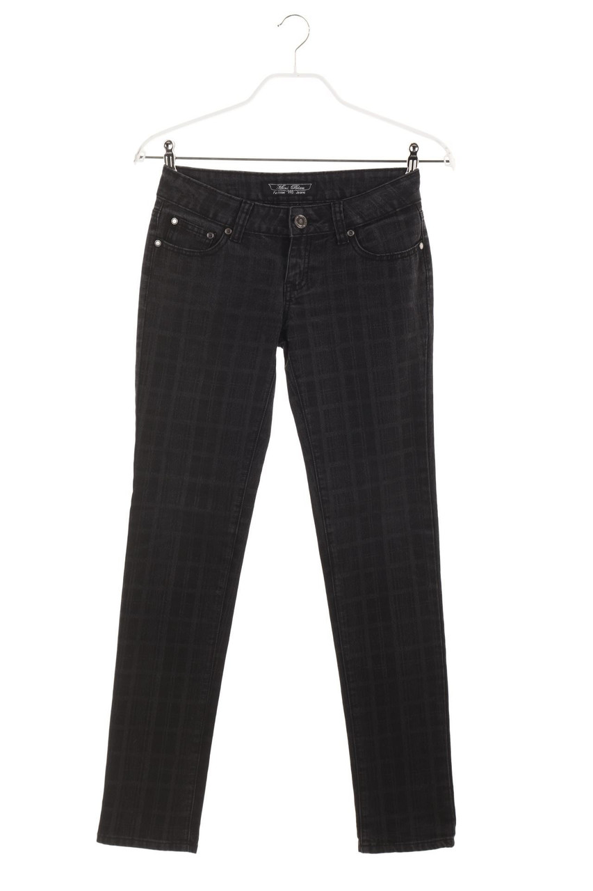 SECONDHAND - skinny jeans, Checked - W27