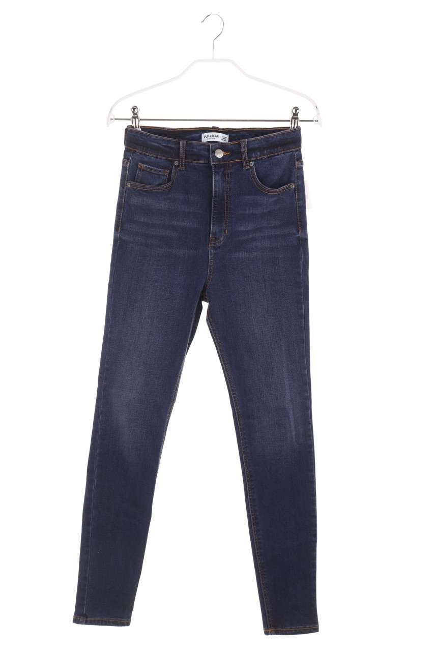 PULL&BEAR - Dark Denim Skinny-Jeans - S