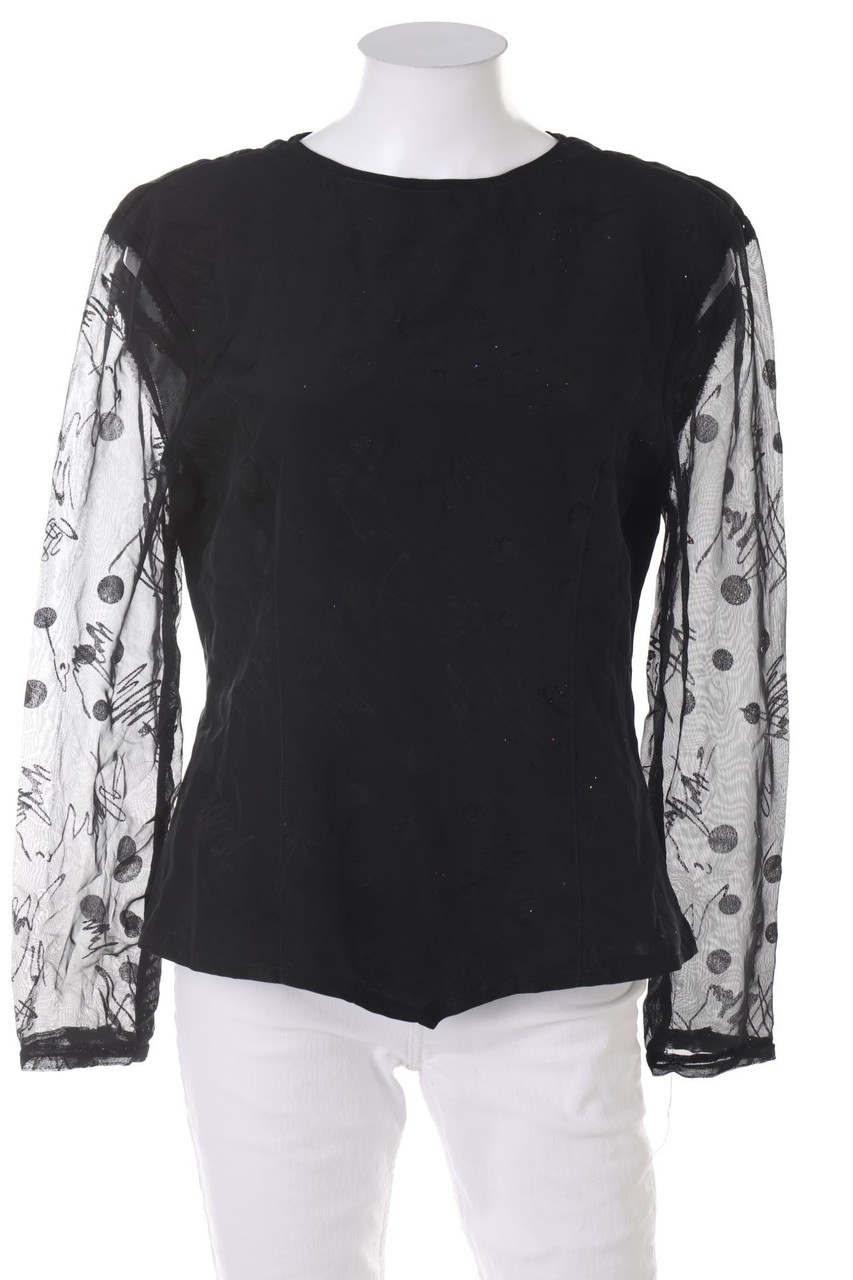 No Label - Blouse with Glitter - L