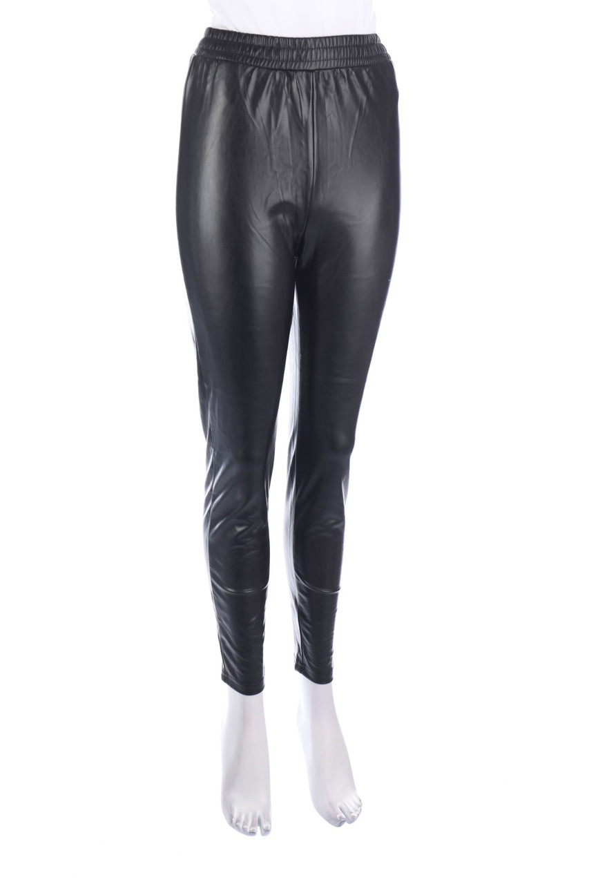 SHEIN - Kunstleder-Leggings - XS
