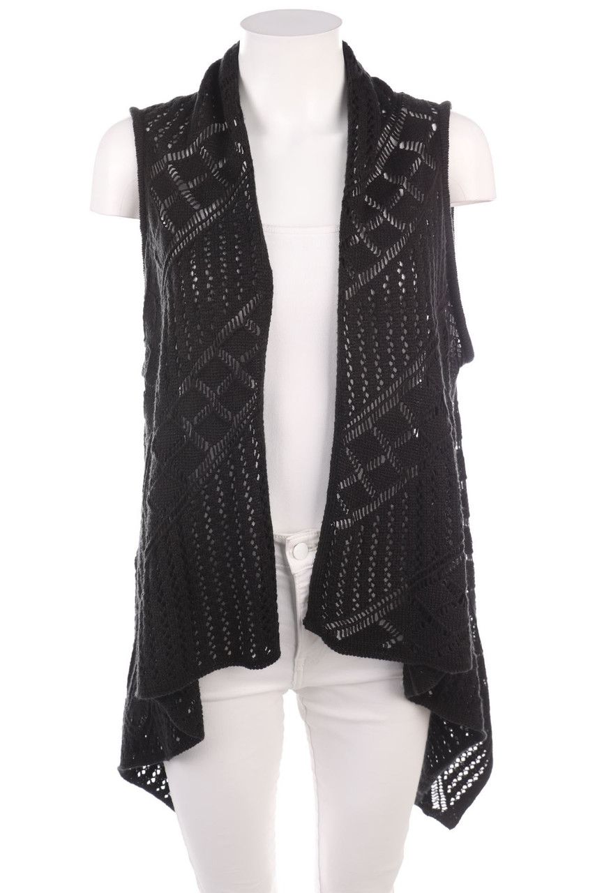 s.Oliver - Strickweste aus Lochstrick - ONE SIZE