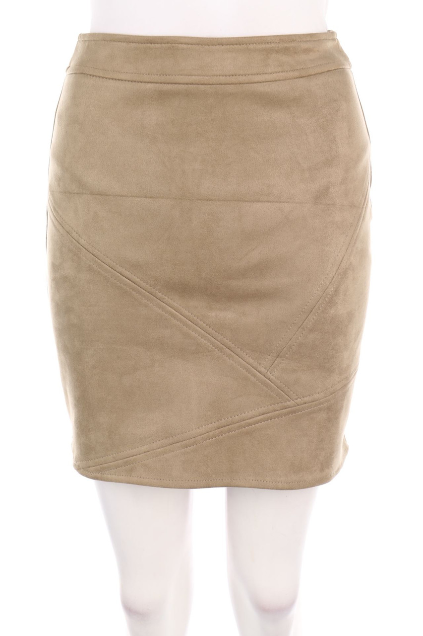 AMISU - Faux Leather Skirt - XS