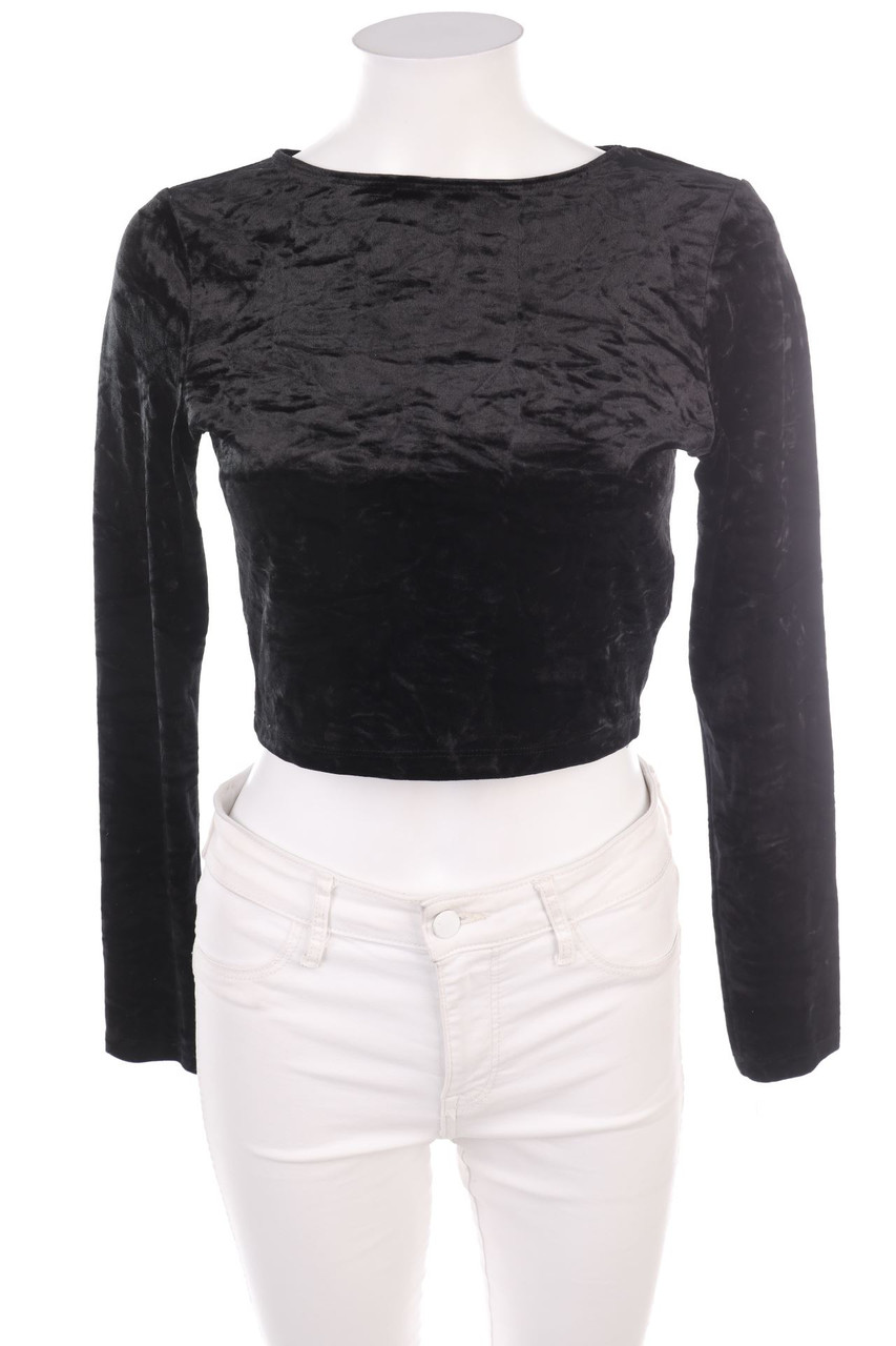 H&M - Cropped-Shirt - S