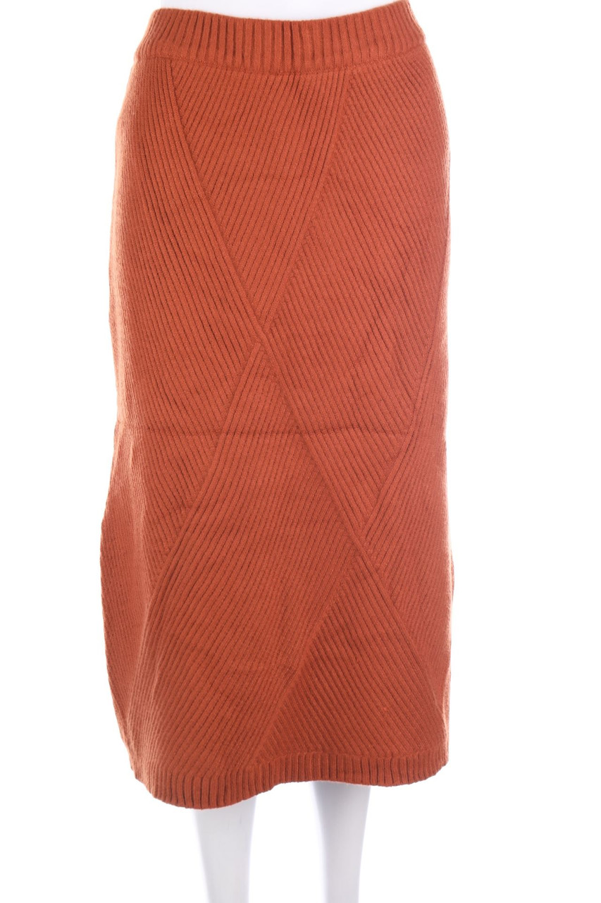 SECONDHAND - Knitted Midi Skirt - XXXXL