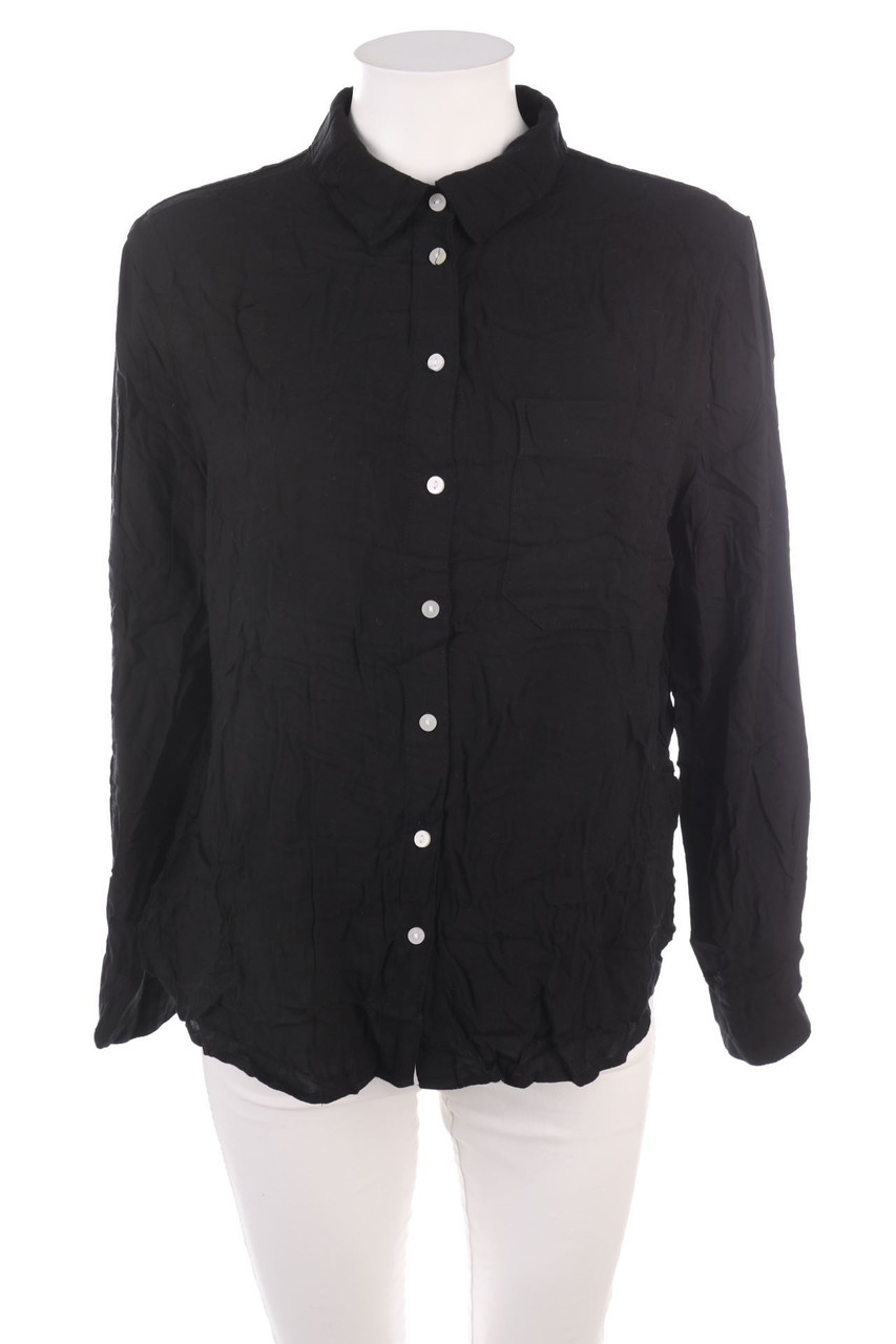 No Label - Shirt Blouse with Patch Pockets - D 40