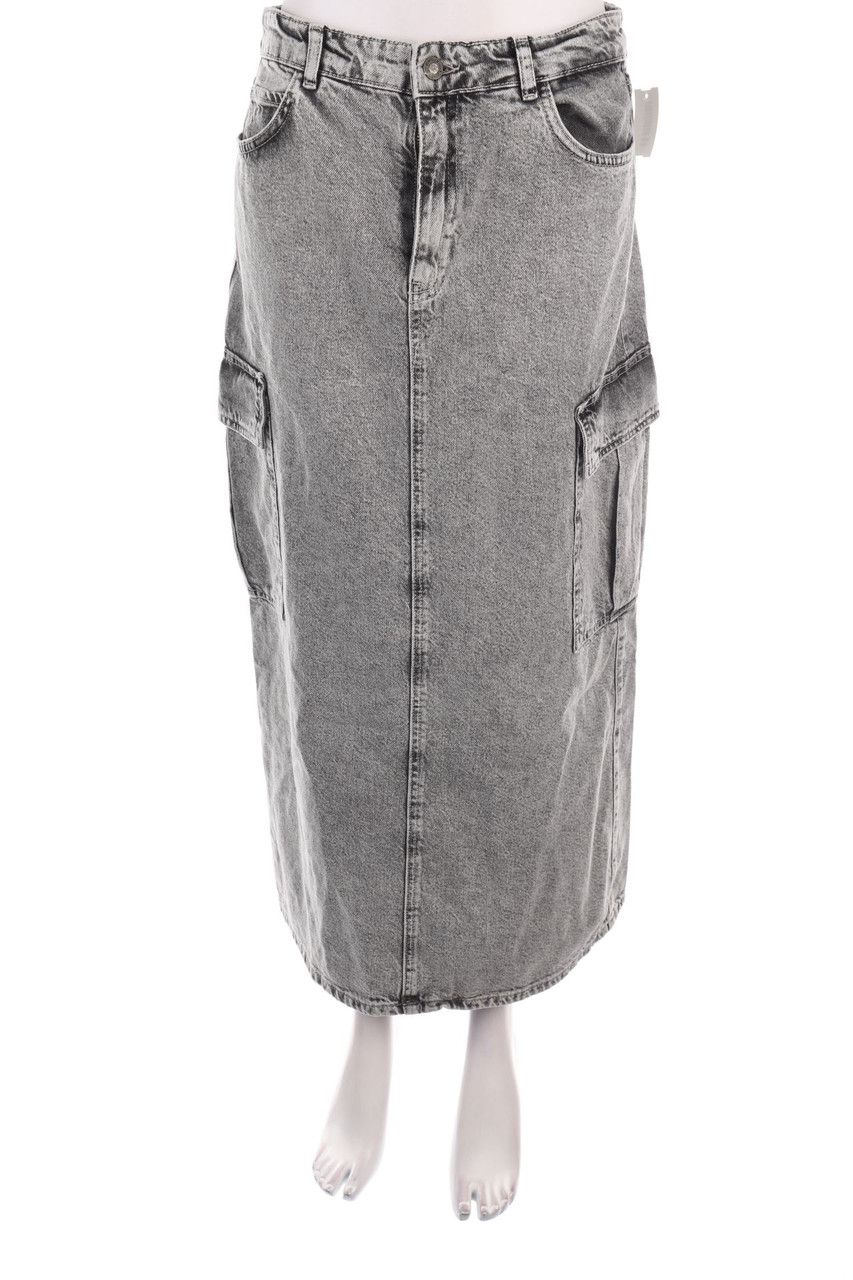 Stradivarius - Midi Denim Skirt - L