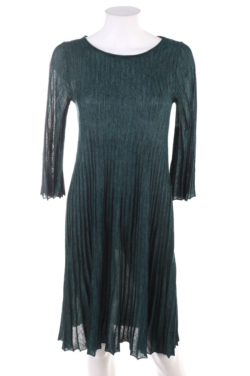 No Label - Plissé-Maxi Dress - S