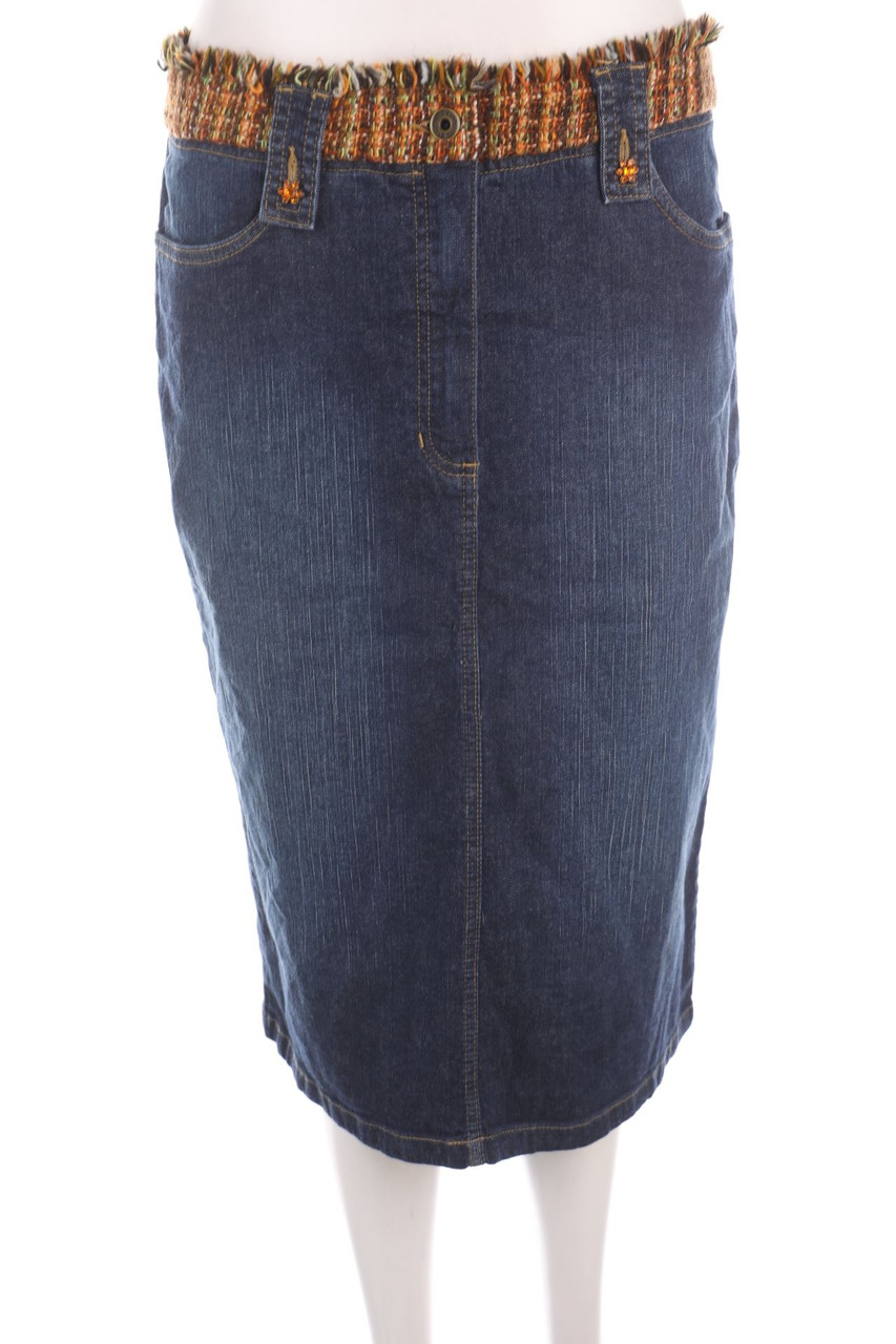 olsen - Midi-Jeansrock - L