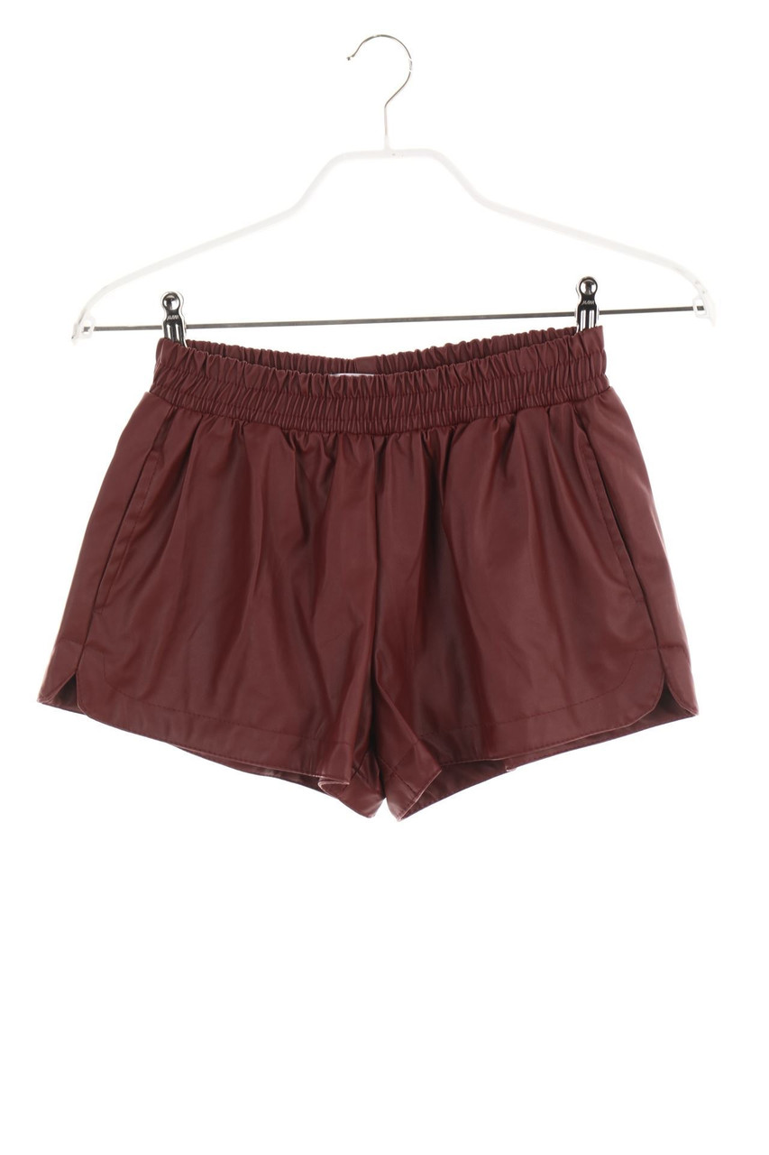 SECONDHAND - Faux Leather Shorts - XS