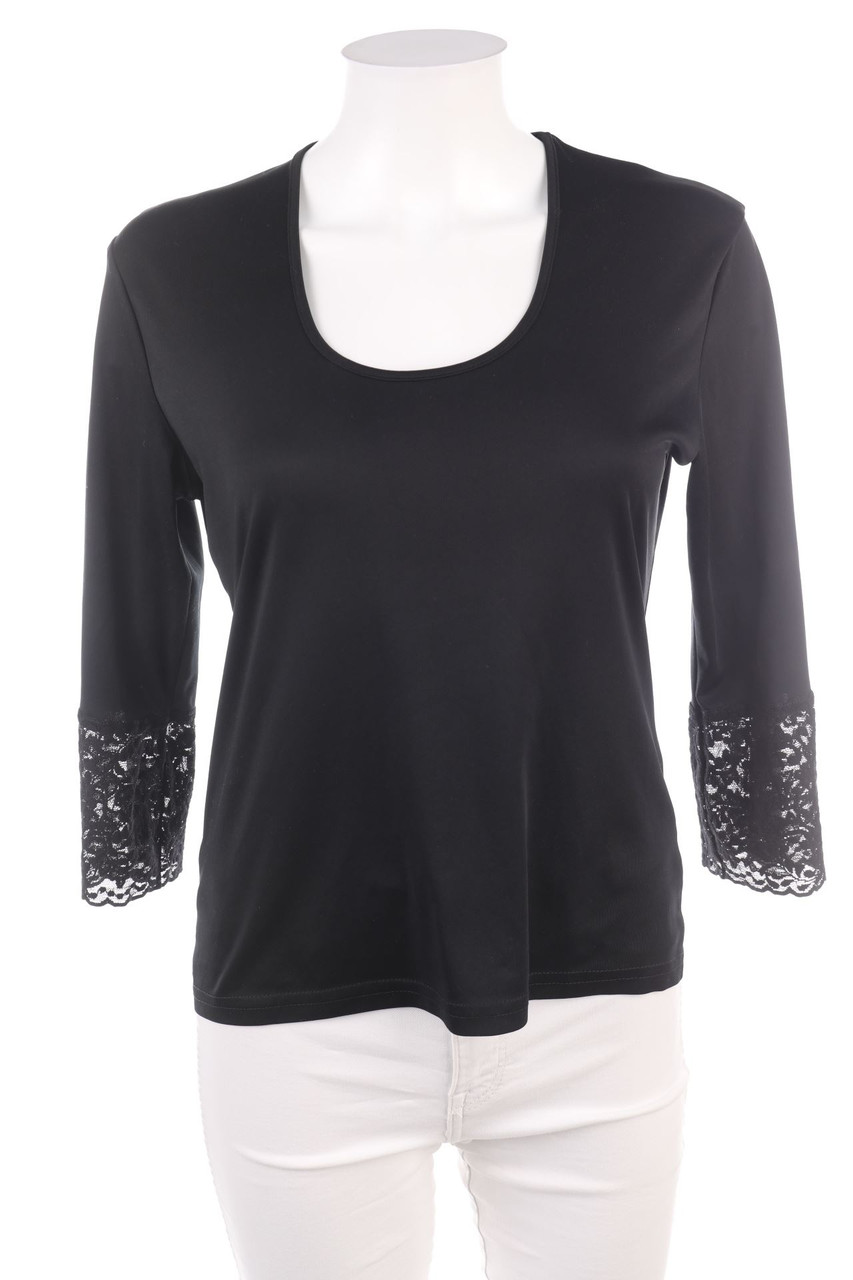 H&M Hennes - 3/4-Arm-Shirt mit Spitze - M