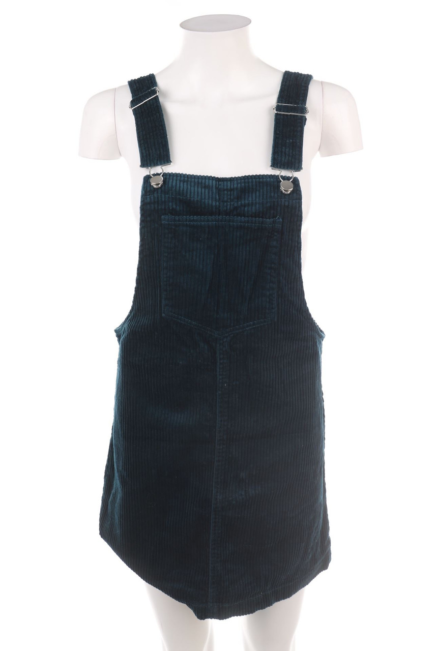 MANGO - Latz-Cord-Kleid aus Baumwolle - S