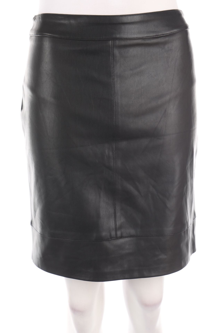 SECONDHAND - Faux Leather-Skirt - S