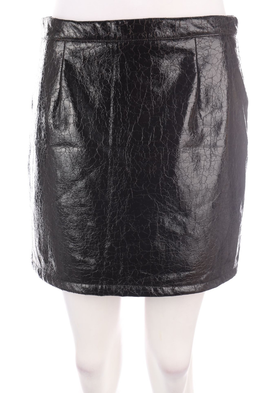 PRIMARK - faux leather mini-skirt - M
