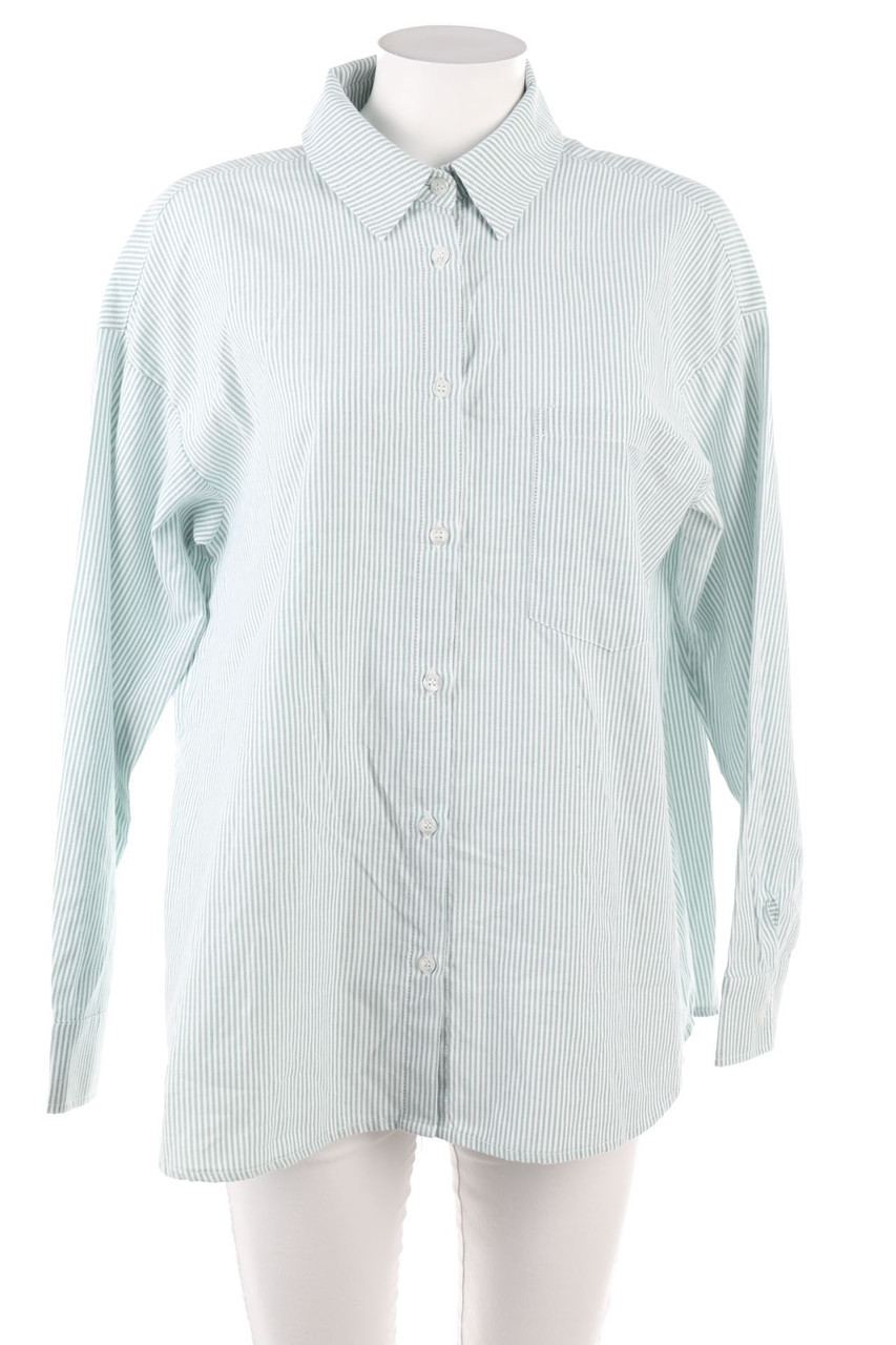 LAMAREL - Oversize-Shirt Blouse with Stripes - L